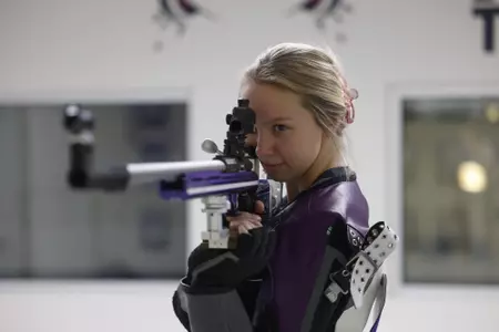 TCU Rifle record day in Fort Worth, Texas on October 9, 2021. (Photo by/Sharon Ellman)