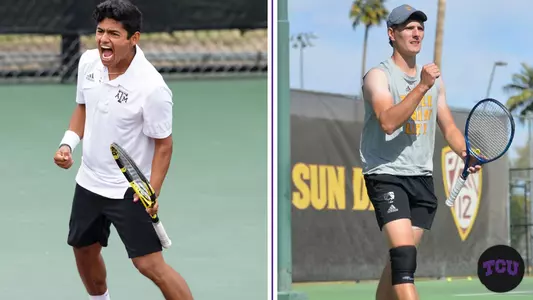 Aguilar and Ruehl TCU Men's Tennis