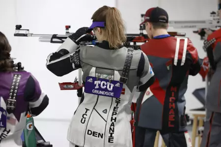 TCU vs Ohio State rifle in Fort Worth, Texas on January 15, 2022. (Photo/Gregg Ellman)