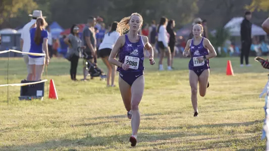 TCU cross country at the UTA Season Opener at Lynn Creek Park at Joe Pool Lake  on September 10, 2022 (Photo by/Gregg Ellman)