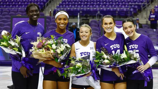 TCU Volleyball Senior Day 2022