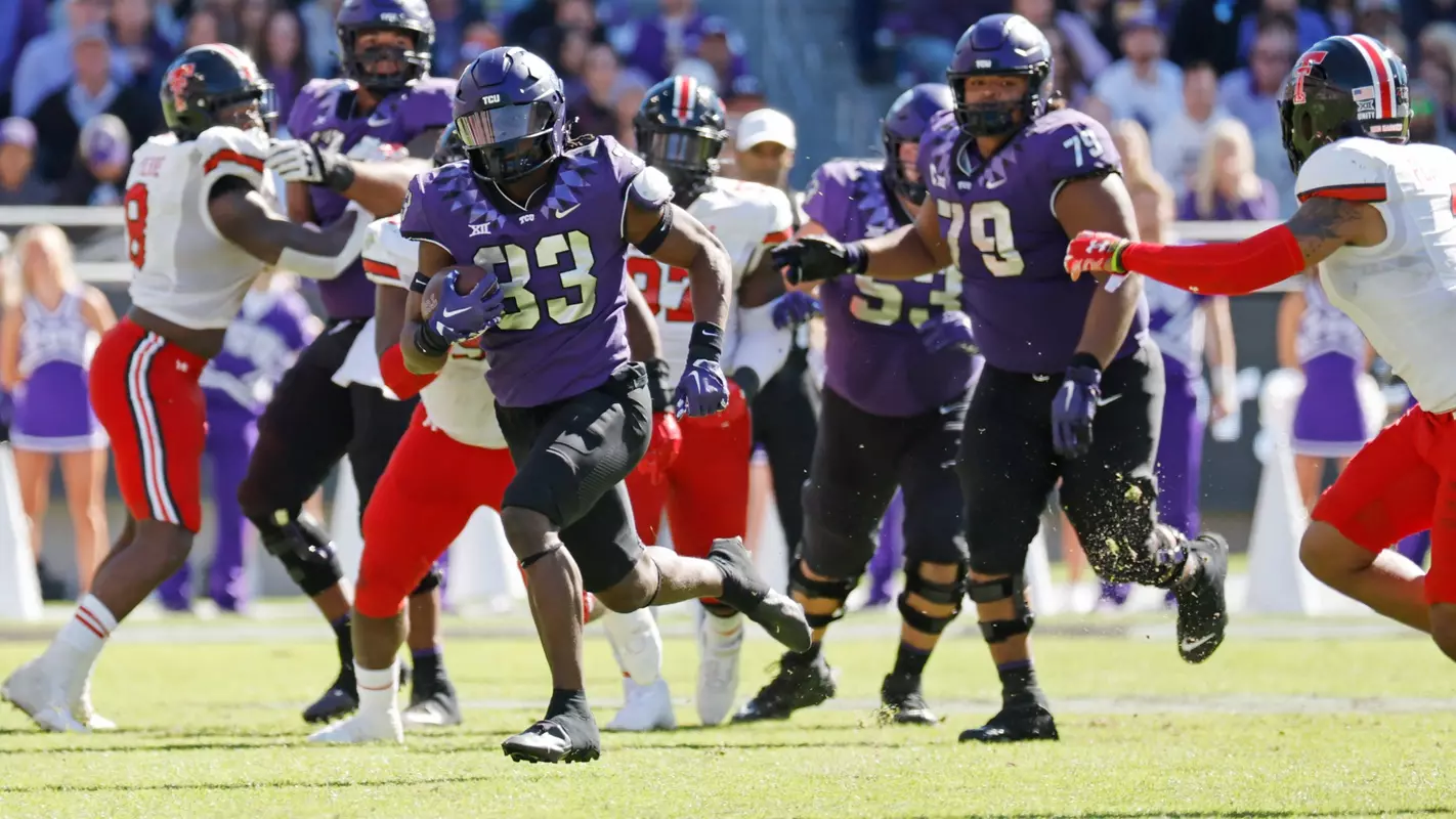 TCU vs Texas Tech University at Amon Carter Stadium in Fort Worth, Texas on November 5, 2022. Photo by Gregg Ellman