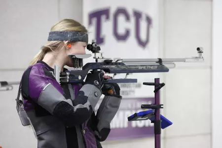 TCU vs Ohio State rifle in Fort Worth, Texas on January 15, 2022. (Photo/Gregg Ellman)