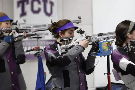 TCU vs Ohio State rifle in Fort Worth, Texas on January 15, 2022. (Photo/Gregg Ellman)