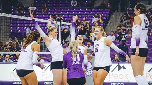 TCU Volleyball Team vs. West Virginia
