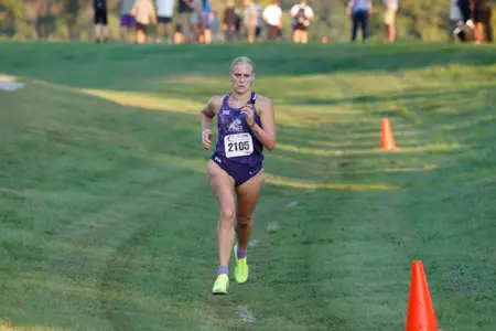 TCU cross country at the UTA Season Opener at Lynn Creek Park at Joe Pool Lake on September 10, 2022 (Photo by/Gregg Ellman)