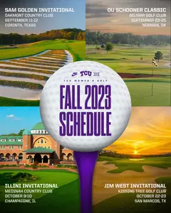 23-24 WGolf Fall Schedule Graphic