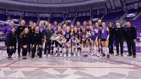 TCU Volleyball Senior Day