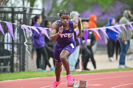 2024 TCU Alumni Invitational track meet photographed at Lowdon Track and Field Complex on the TCU campus in Fort Worth, Texas on March 16, 2024. (Photo by/Ellman Photography)