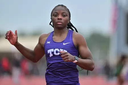 2024 TCU Alumni Invitational track meet photographed at Lowdon Track and Field Complex on the TCU campus in Fort Worth, Texas on March 16, 2024. (Photo by/Ellman Photography)
