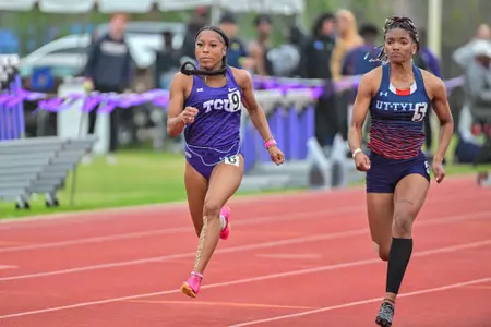 2024 TCU Alumni Invitational track meet photographed at Lowdon Track and Field Complex on the TCU campus in Fort Worth, Texas on March 16, 2024. (Photo by/Ellman Photography)