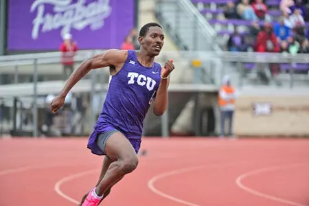 2024 TCU Alumni Invitational track meet photographed at Lowdon Track and Field Complex on the TCU campus in Fort Worth, Texas on March 16, 2024. (Photo by/Ellman Photography)