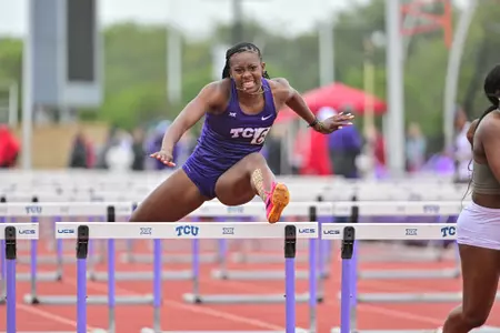 2024 TCU Alumni Invitational track meet photographed at Lowdon Track and Field Complex on the TCU campus in Fort Worth, Texas on March 16, 2024. (Photo by/Ellman Photography)