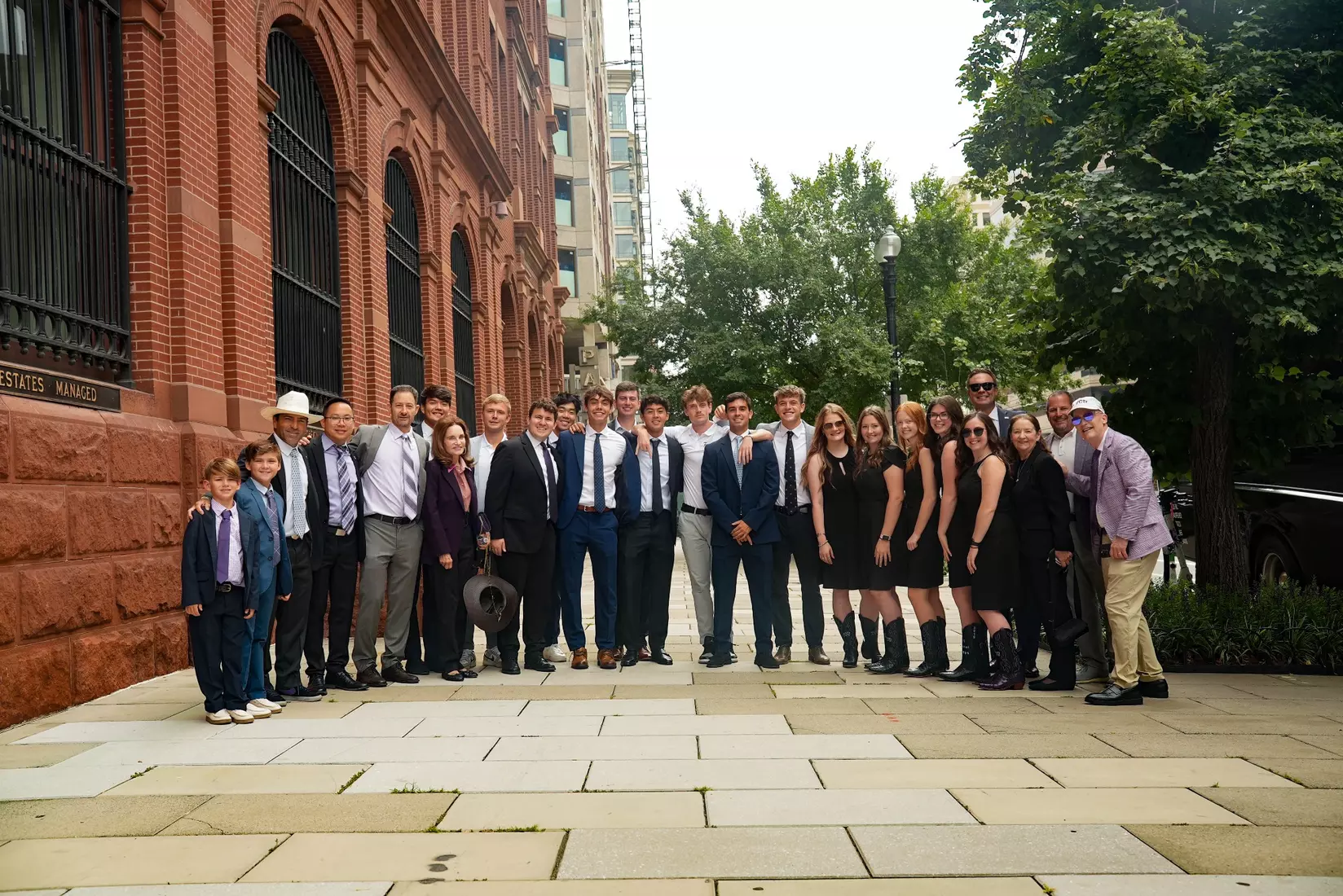 TCU men's tennis and TCU rifle celebrate their 2024 NCAA Championships at The White House as a part of NCAA Sports Day.