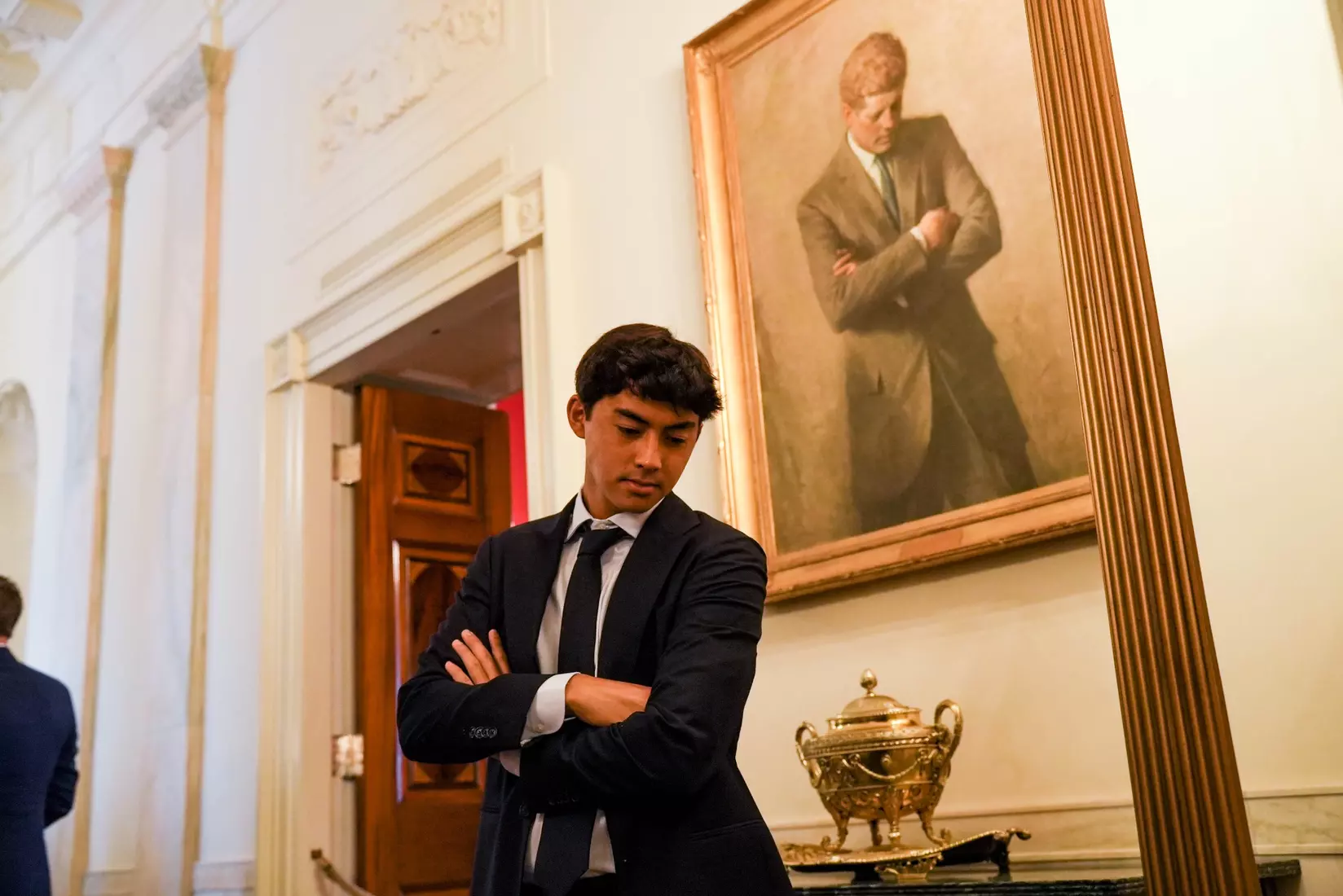 TCU men's tennis and TCU rifle celebrate their 2024 NCAA Championships at The White House as a part of NCAA Sports Day.