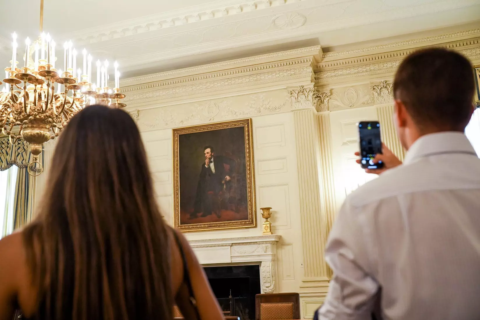 TCU men's tennis and TCU rifle celebrate their 2024 NCAA Championships at The White House as a part of NCAA Sports Day.