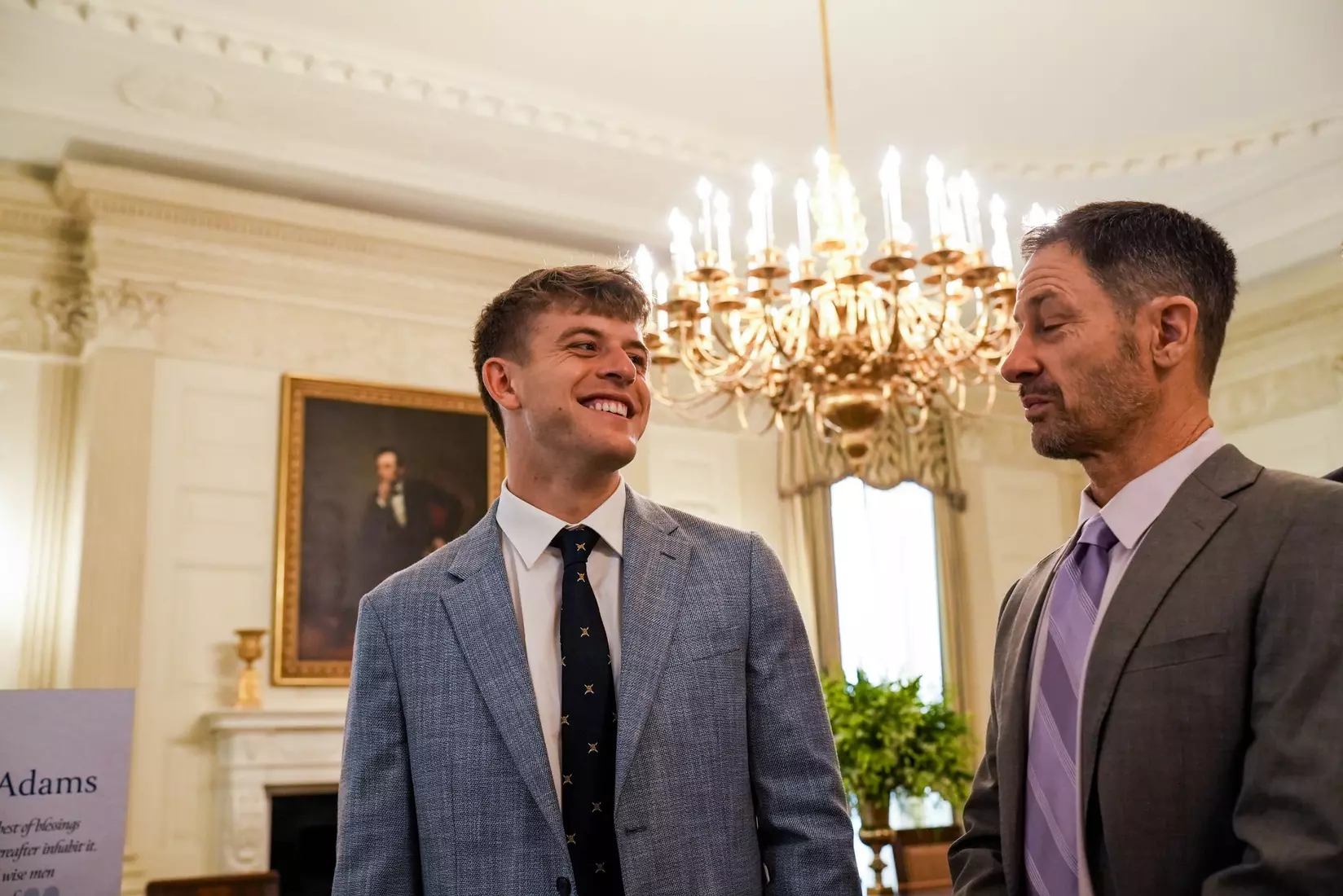 TCU men's tennis and TCU rifle celebrate their 2024 NCAA Championships at The White House as a part of NCAA Sports Day.