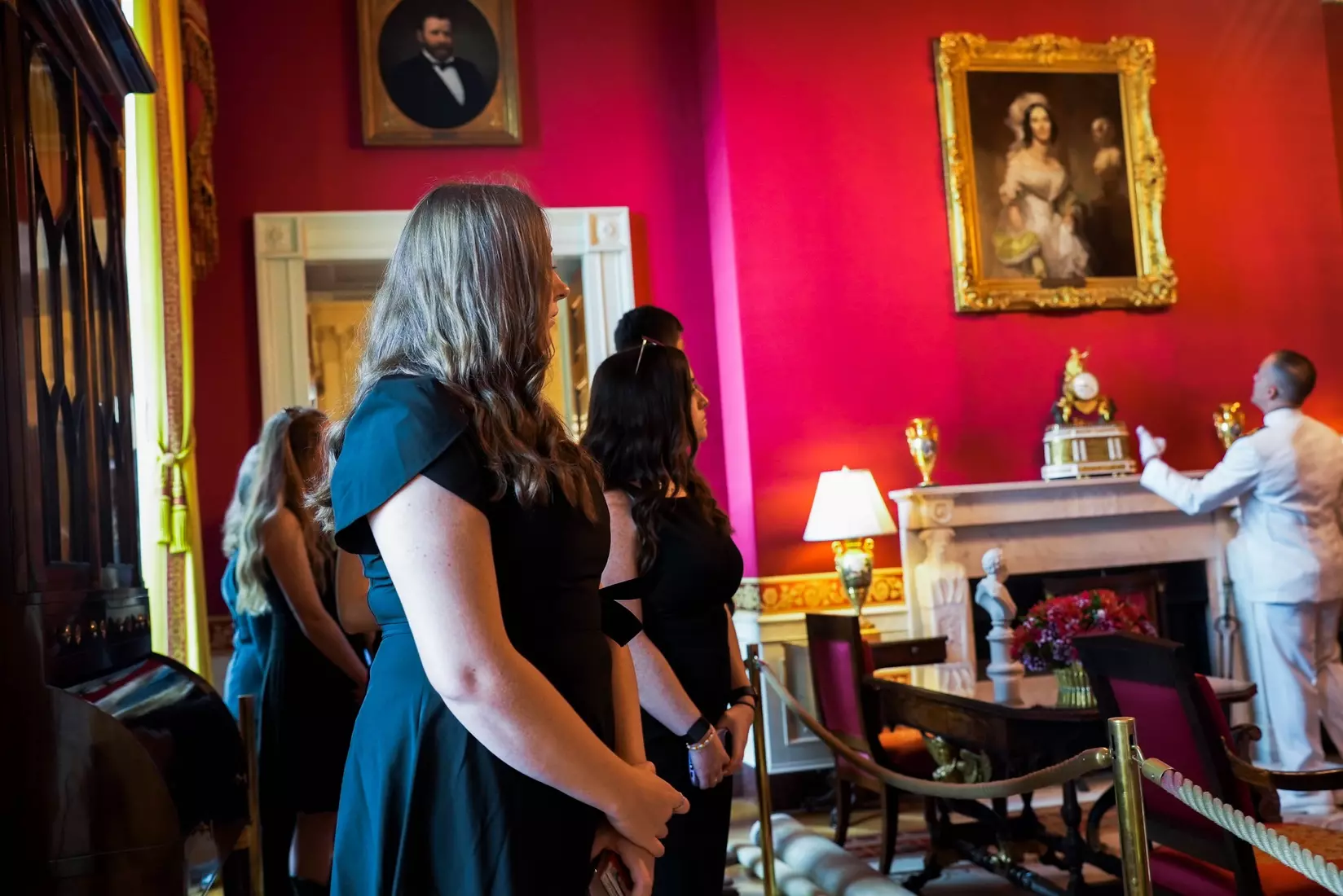 TCU men's tennis and TCU rifle celebrate their 2024 NCAA Championships at The White House as a part of NCAA Sports Day.