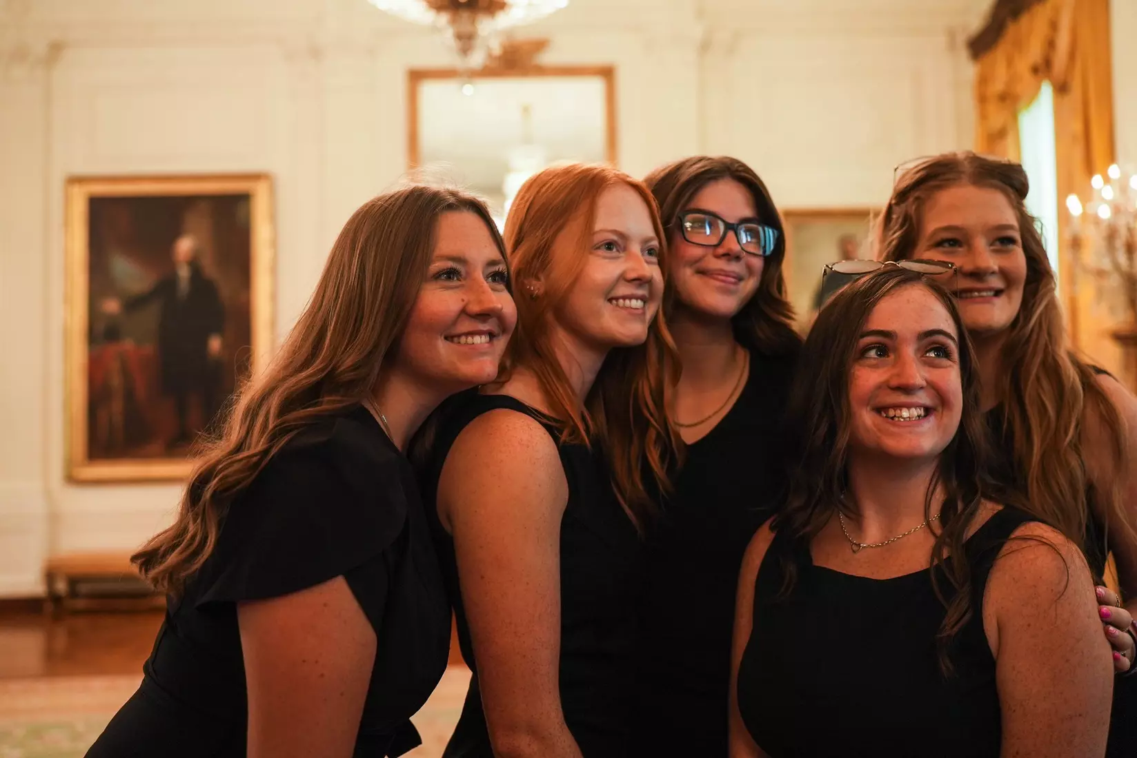 TCU men's tennis and TCU rifle celebrate their 2024 NCAA Championships at The White House as a part of NCAA Sports Day.