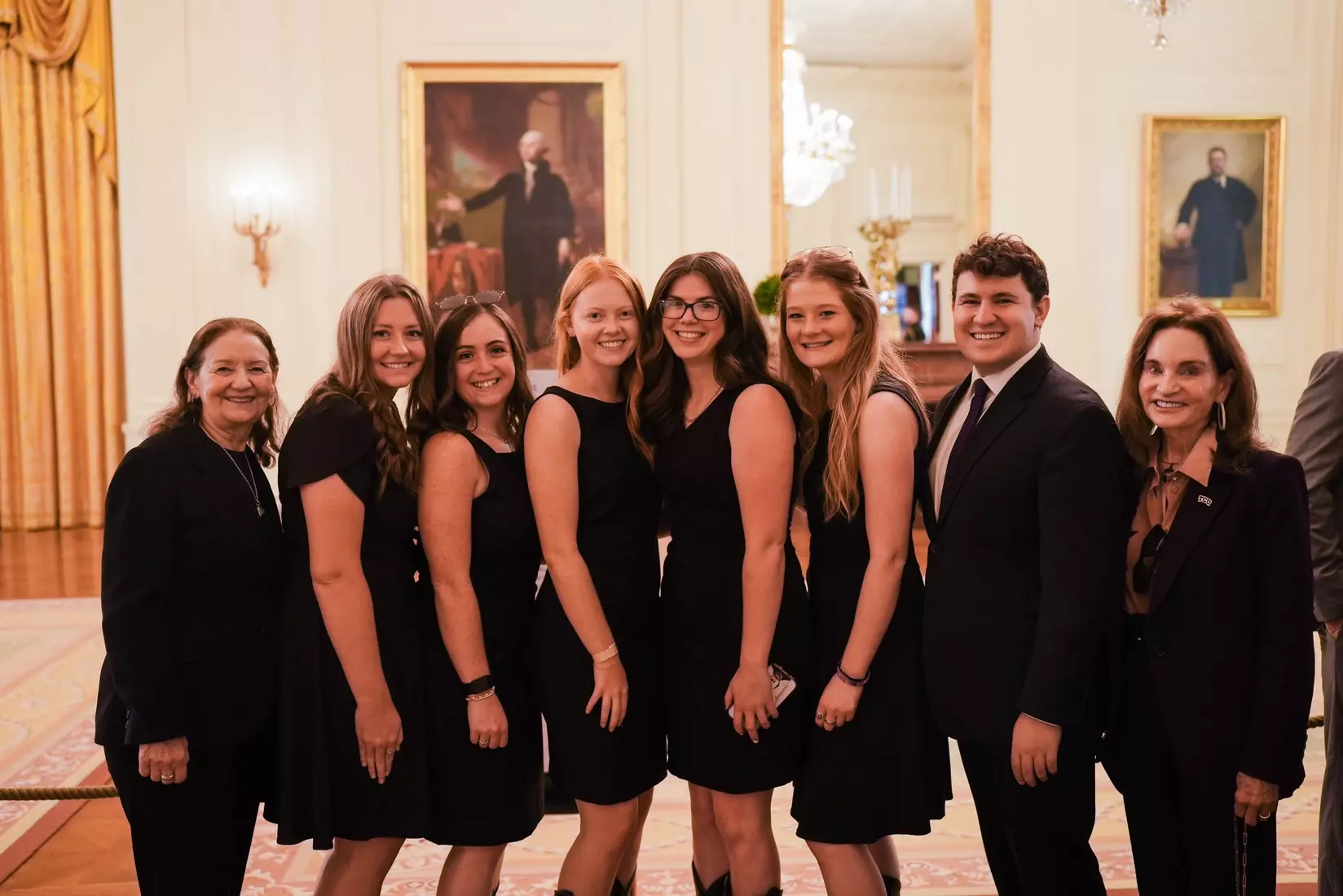 TCU men's tennis and TCU rifle celebrate their 2024 NCAA Championships at The White House as a part of NCAA Sports Day.