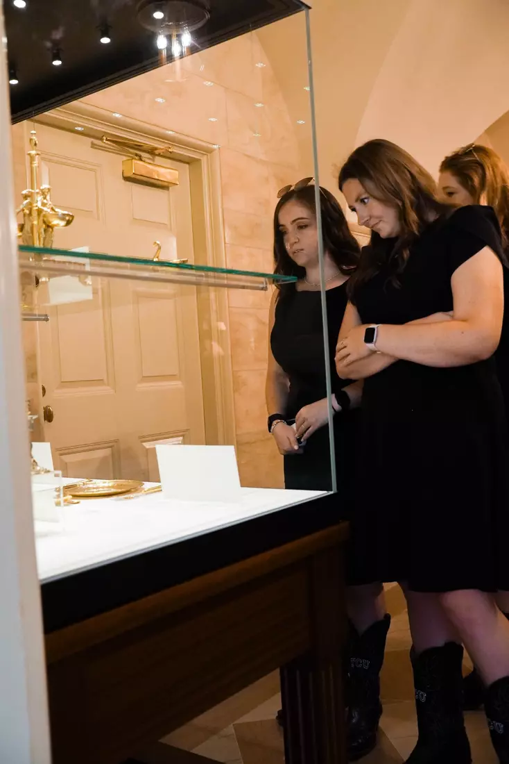 TCU men's tennis and TCU rifle celebrate their 2024 NCAA Championships at The White House as a part of NCAA Sports Day.