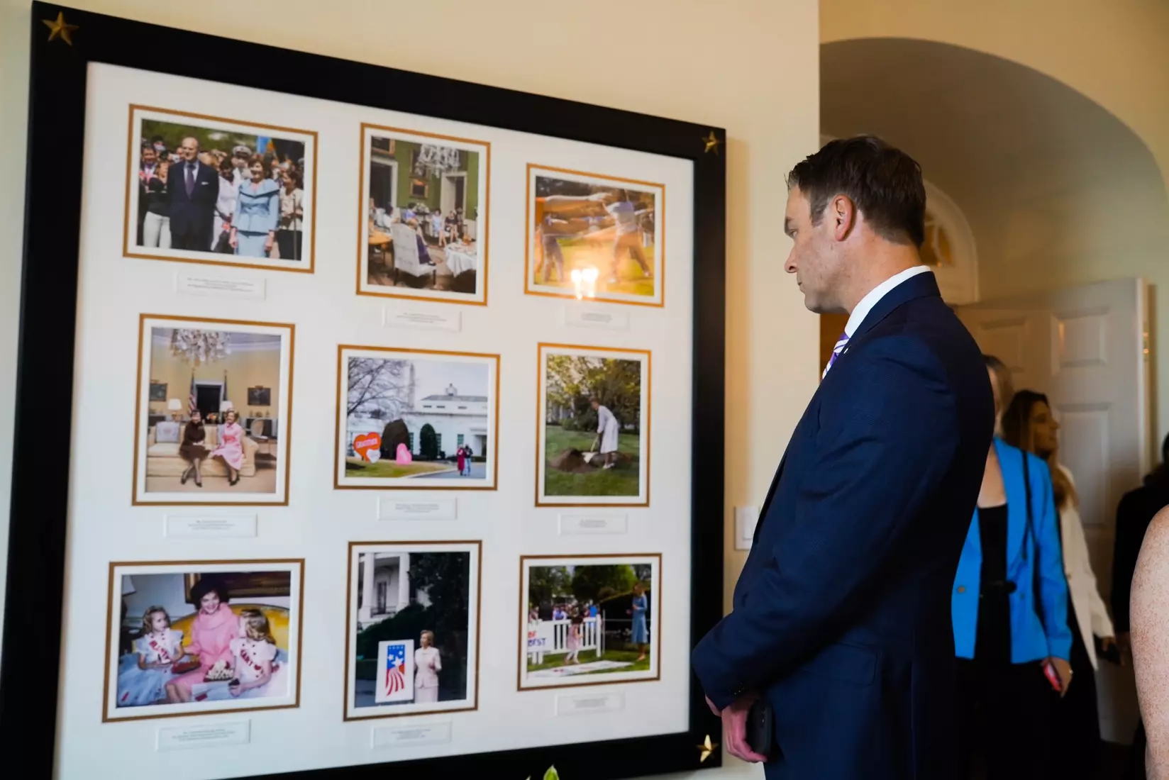 TCU men's tennis and TCU rifle celebrate their 2024 NCAA Championships at The White House as a part of NCAA Sports Day.