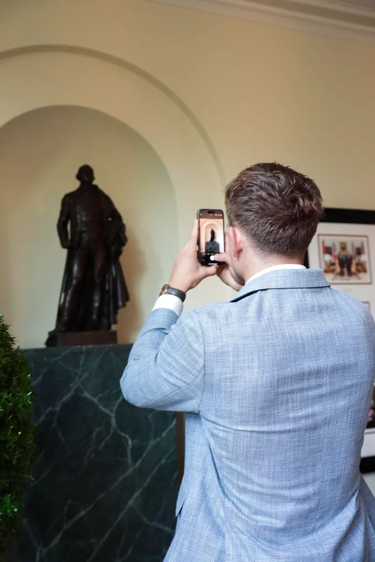 TCU men's tennis and TCU rifle celebrate their 2024 NCAA Championships at The White House as a part of NCAA Sports Day.