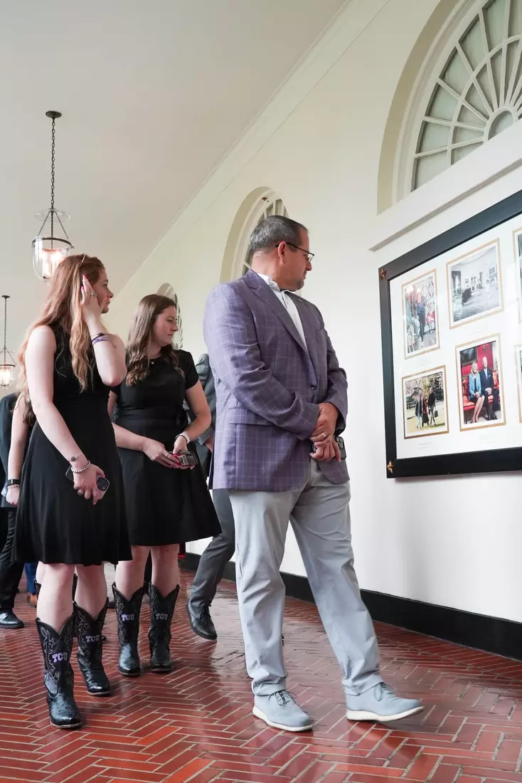 TCU men's tennis and TCU rifle celebrate their 2024 NCAA Championships at The White House as a part of NCAA Sports Day.