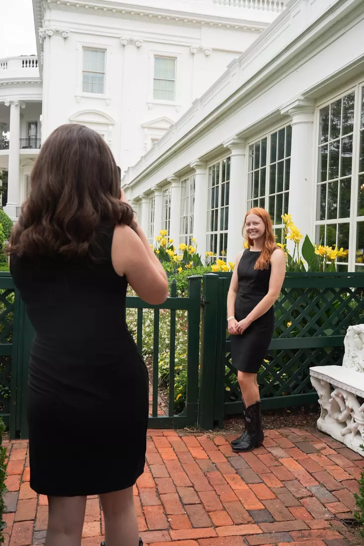 TCU men's tennis and TCU rifle celebrate their 2024 NCAA Championships at The White House as a part of NCAA Sports Day.
