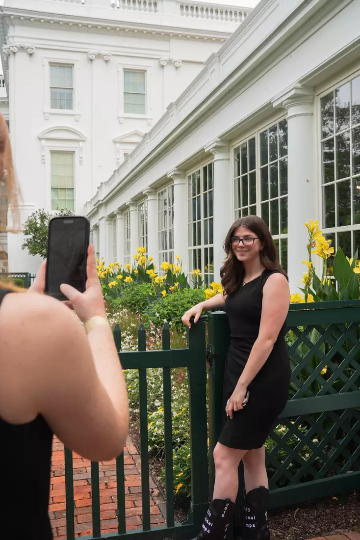 TCU men's tennis and TCU rifle celebrate their 2024 NCAA Championships at The White House as a part of NCAA Sports Day.