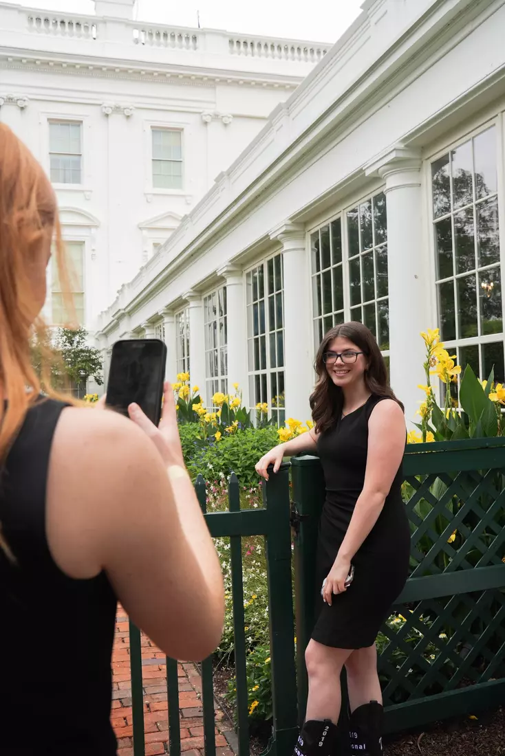 TCU men's tennis and TCU rifle celebrate their 2024 NCAA Championships at The White House as a part of NCAA Sports Day.