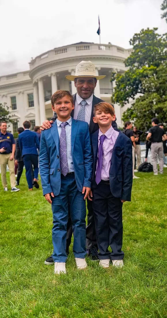 TCU men's tennis and TCU rifle celebrate their 2024 NCAA Championships at The White House as a part of NCAA Sports Day.