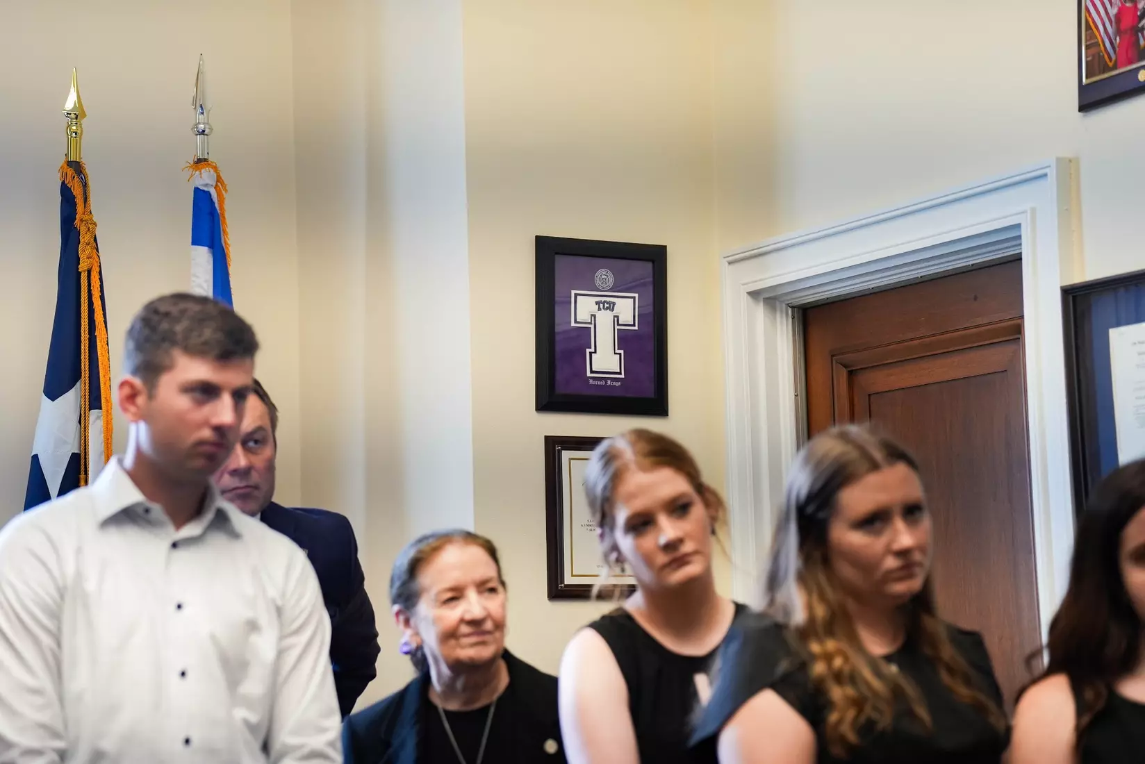TCU men's tennis and TCU rifle celebrate their 2024 NCAA Championships at The White House as a part of NCAA Sports Day.