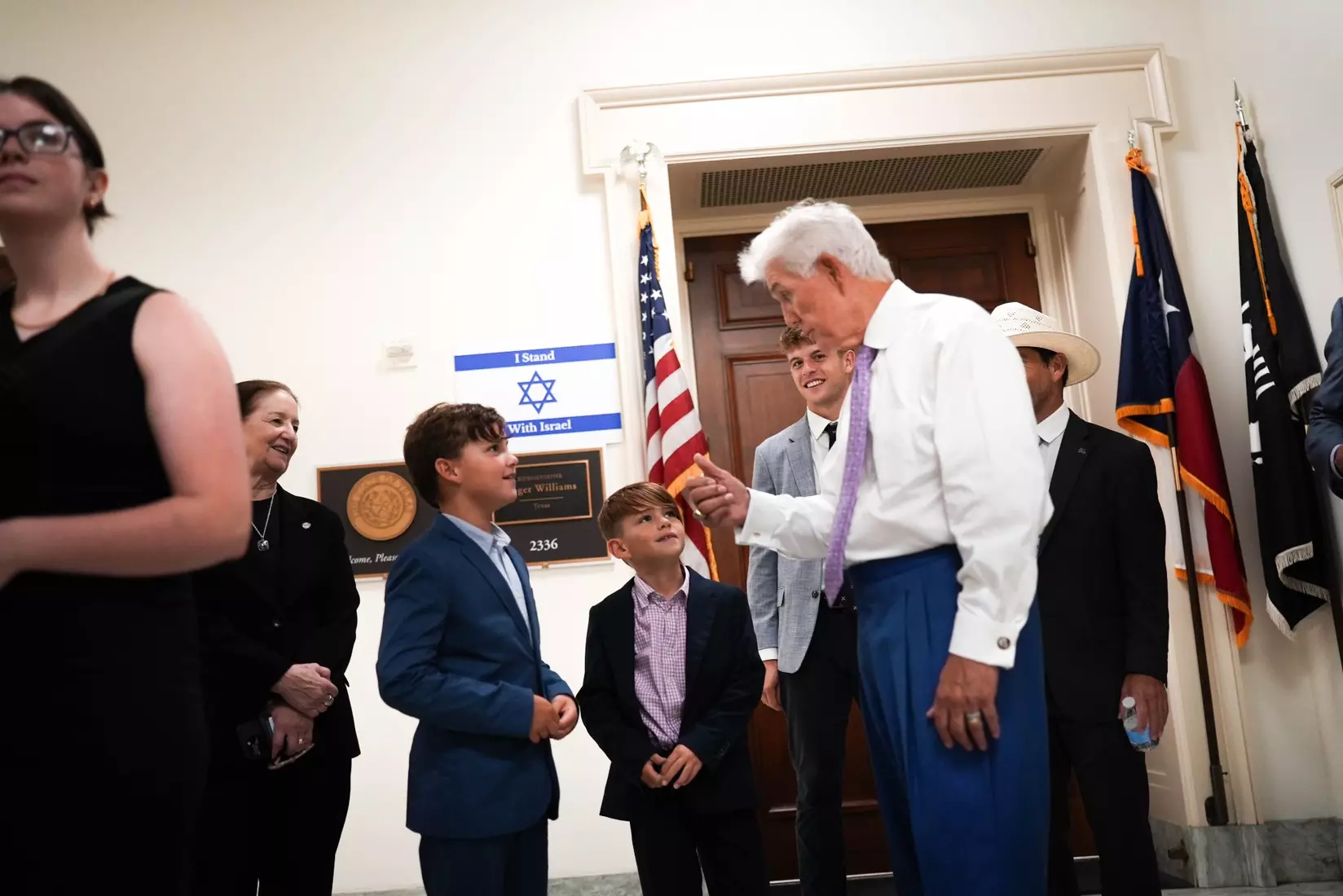 TCU men's tennis and TCU rifle celebrate their 2024 NCAA Championships at The White House as a part of NCAA Sports Day.