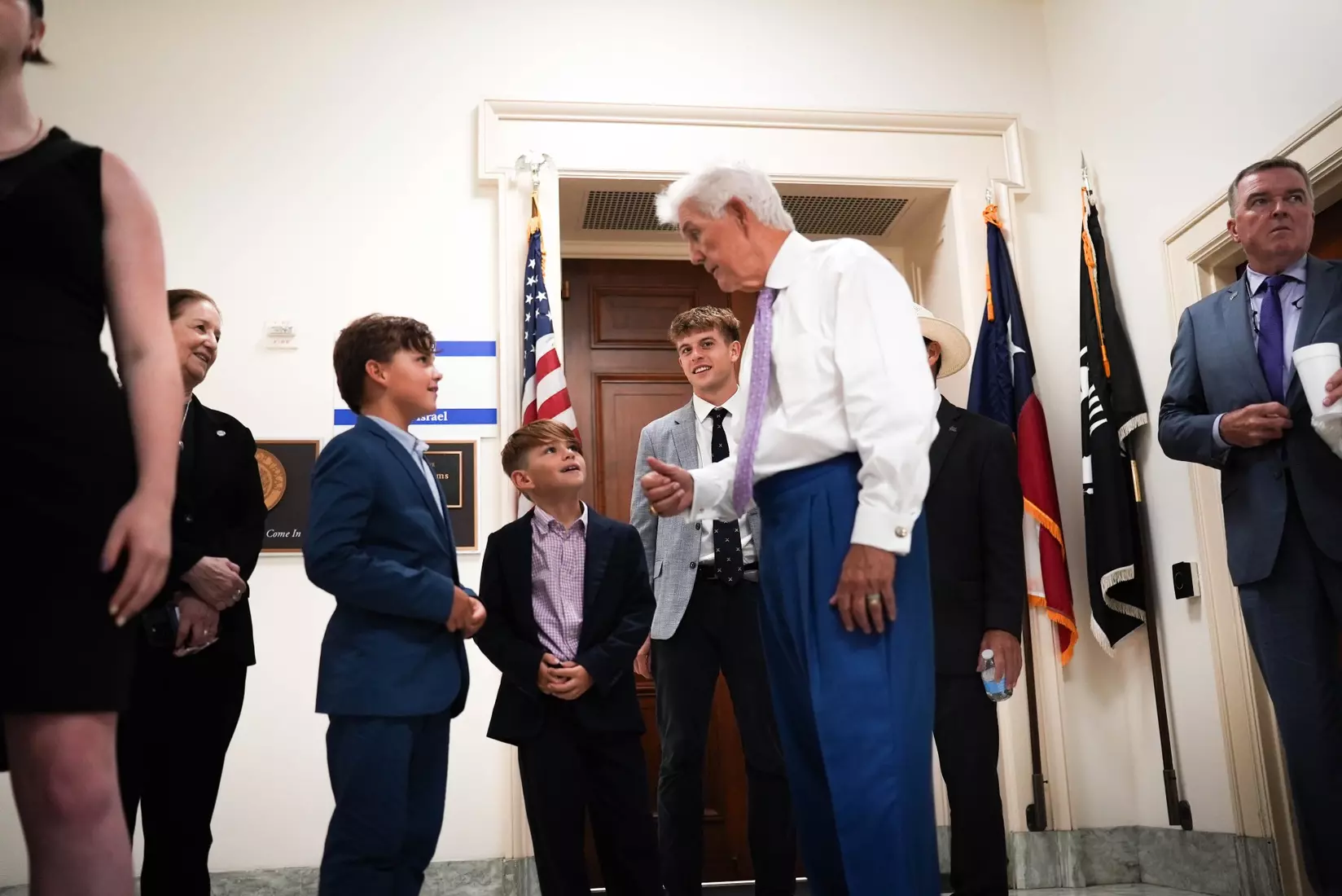 TCU men's tennis and TCU rifle celebrate their 2024 NCAA Championships at The White House as a part of NCAA Sports Day.