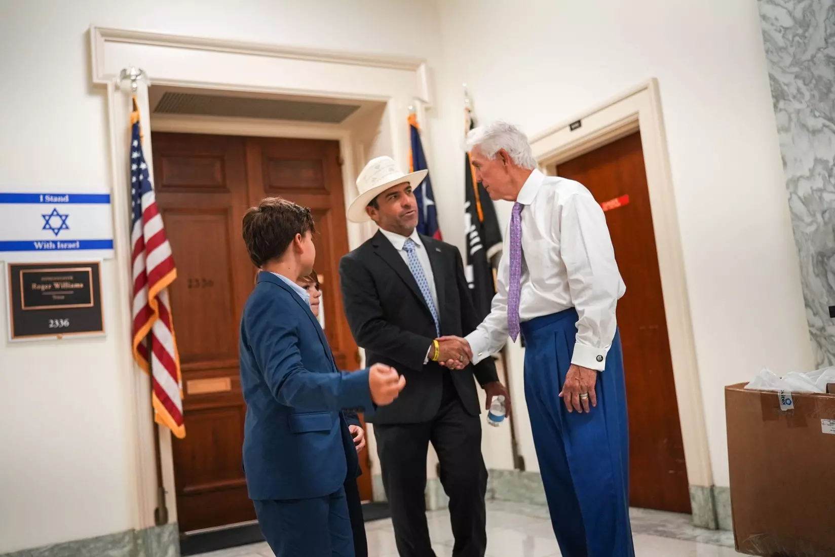 TCU men's tennis and TCU rifle celebrate their 2024 NCAA Championships at The White House as a part of NCAA Sports Day.