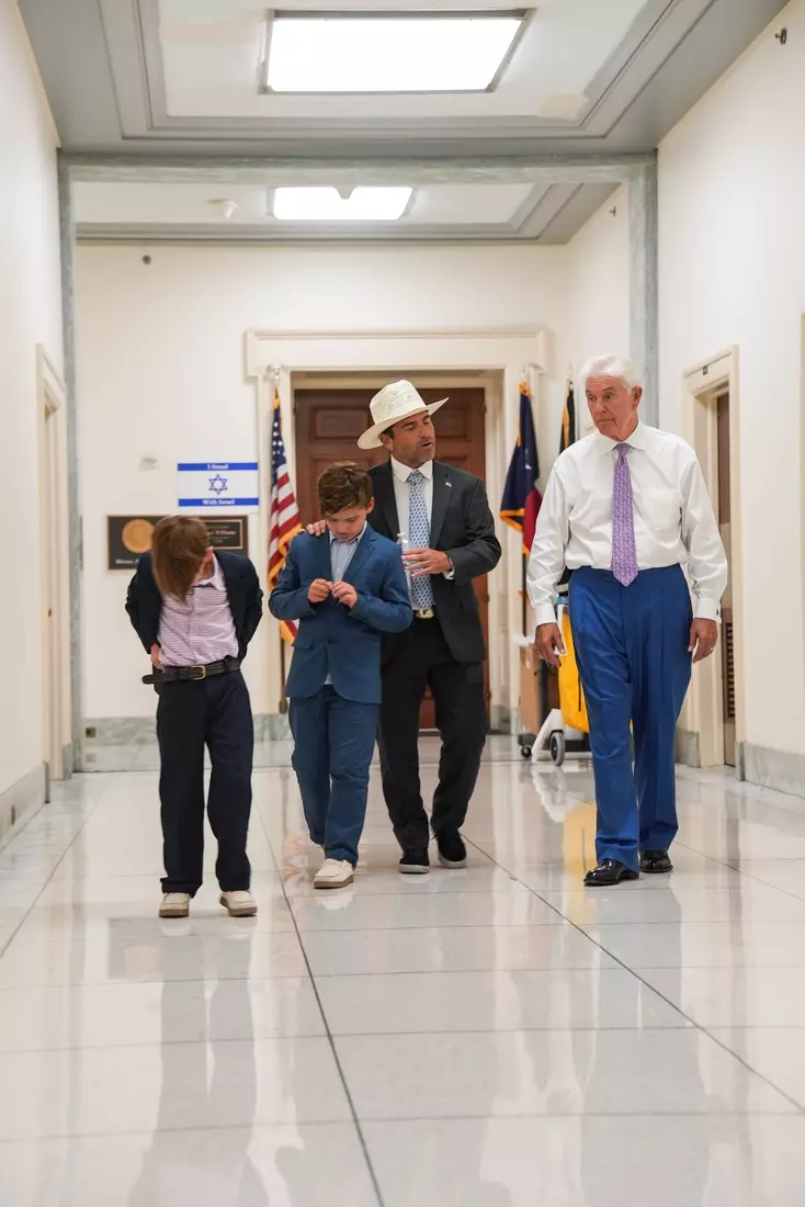 TCU men's tennis and TCU rifle celebrate their 2024 NCAA Championships at The White House as a part of NCAA Sports Day.