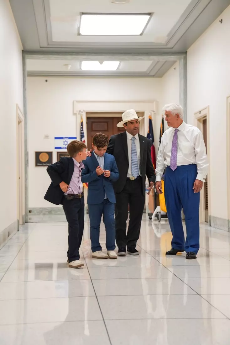 TCU men's tennis and TCU rifle celebrate their 2024 NCAA Championships at The White House as a part of NCAA Sports Day.
