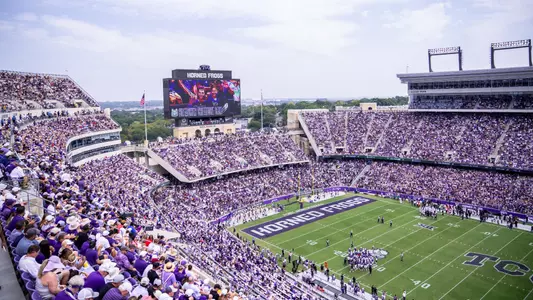 Amon G. Carter Stadium full fans