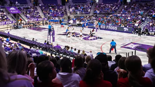 TCU Volleyball in Schollmaier Arena