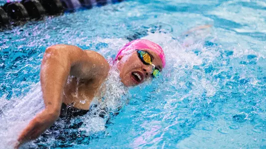 Swimmer at TCU swimming