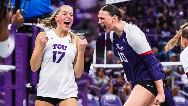 Rosemary Archer and Kinsley Young Celebrating in a POTW Graphic