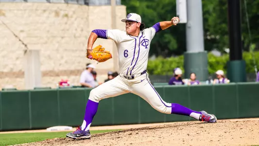 Noah Franco delivers a pitch in a game against Houston.
