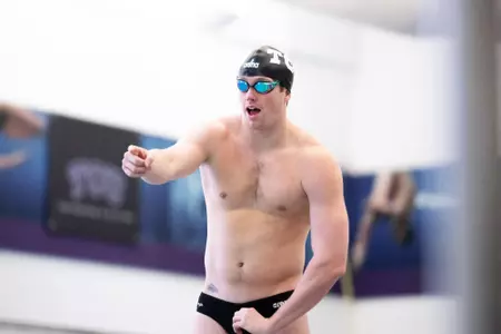 Charlie Bishop pointing
