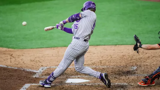 Chase. Brunson hits a double in the sixth at Oklahoma State.