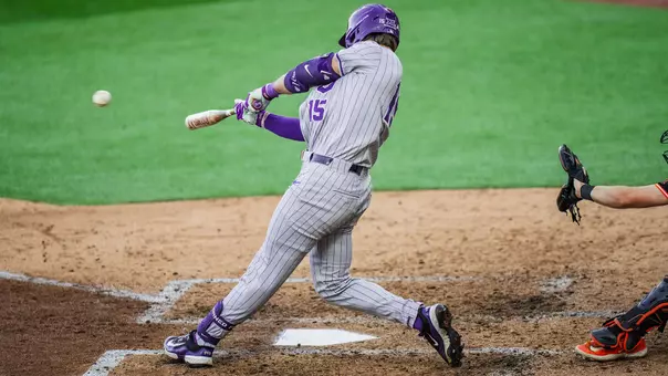 Chase. Brunson hits a double in the sixth at Oklahoma State.