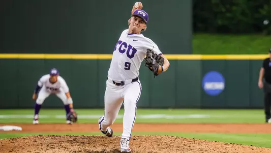 Trever Baumler throws a pitch against Utah.