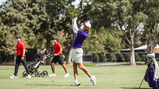Nathan Miller swings at Colonial