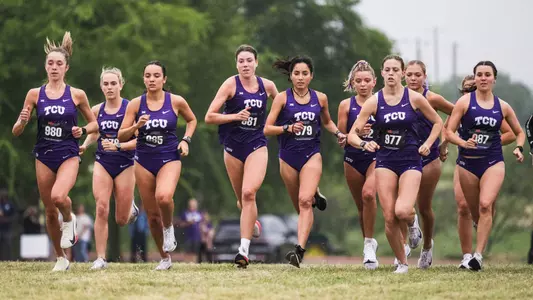 TCU Cross Country racing at AP Ranch