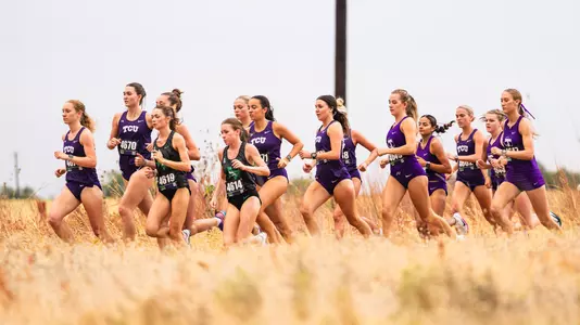 TCU cross country races at the John McKenzie Invitational